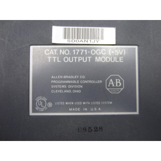 Allen Bradley 1771-OGC Module 1771-0GC SD0AN1JY 636028 01 - Used