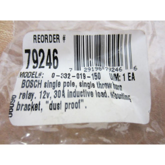 Bosch 0-332-019-150 Relay 79246