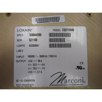 Reliance Electric 57493-A Power Supply ES371AMB With Key Circuit Rev 02 - Used