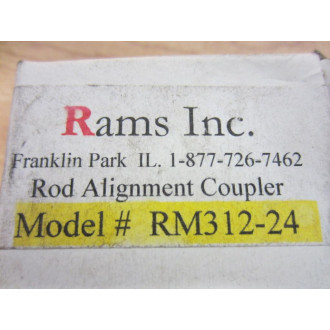 Rams RM312-24 Rod Alignment Coupler