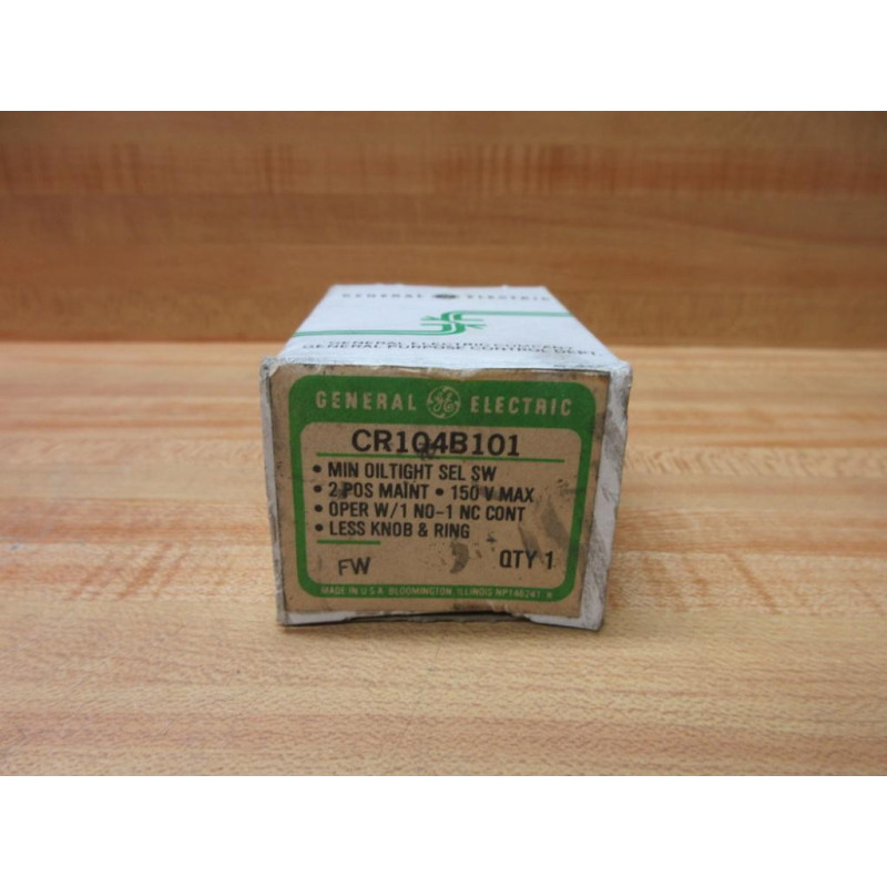 General Electric CR104B101 Selector Switch EMPTY BOX ONLY!