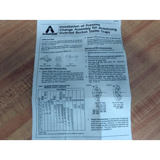 Armstrong 211 532" Mech Less Bracket