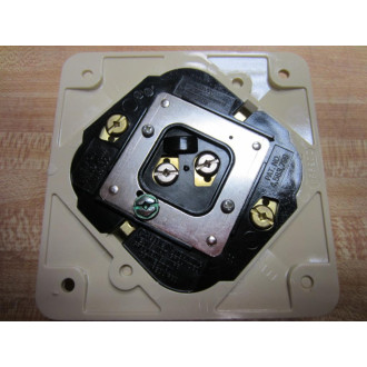 Hubbell HBL415HI 4-Plex Receptacle Hospital Grade 15A 125V Grounding Ivory