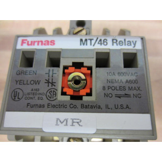 Furnas 46MT40* MT46 Control Relay 120V 60HZ 110V 50HZ - Used