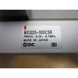 SMC MXQ20-100CSR Cylinder Slide Table - New No Box