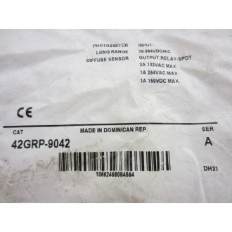 Allen Bradley 42GRP-9042 42GRP9042 Photoswitch