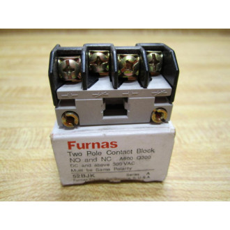 Furnas 52BJK Two Pole Contact Block N.O. N.C. Series A