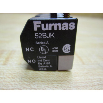 Furnas 52BJK Two Pole Contact Block N.O. N.C. Series A
