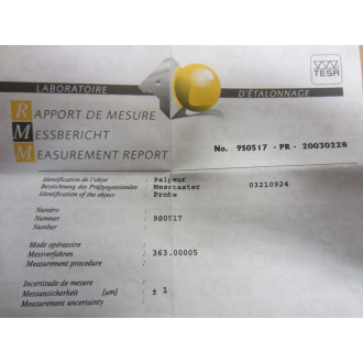 TESA 032.10924 03210924 Probe 9S0517