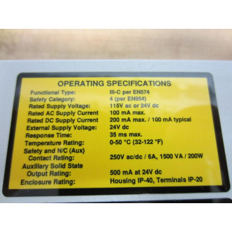 Banner AT-GM-13A Duo-Touch Relay 24V 66089 ATGM13A