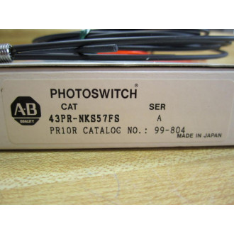 Allen Bradley 43PR-NKS57FS 43PRNKS57FS Photoswitch Cable 99-804 Series A