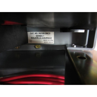 Square D HU100-3MC5 11298932-001.001 L-318 Disconnect Switch Series 1 - Used