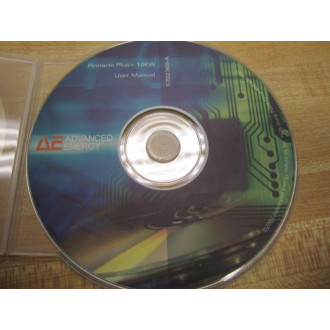 Advanced Energy Industries 5702369-A Pinnacle Plus+ 10KW Manual CD 5702369A - Used
