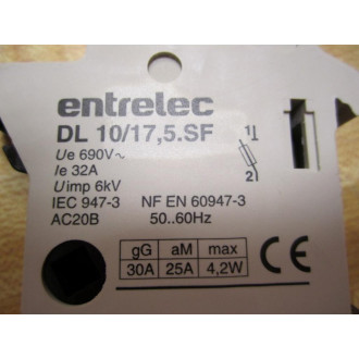 ABB DL1017,5.SF Terminal Block w Fuse DL10175SF - New No Box