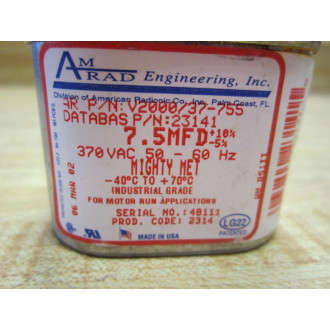 AmRad Engineering V200037-755 Run Capacitor 23141 V200037755