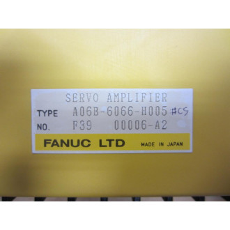 Fanuc A06B-6066-H005 Amplifier A06B6066H005 Ser. 00006-A2 - Used