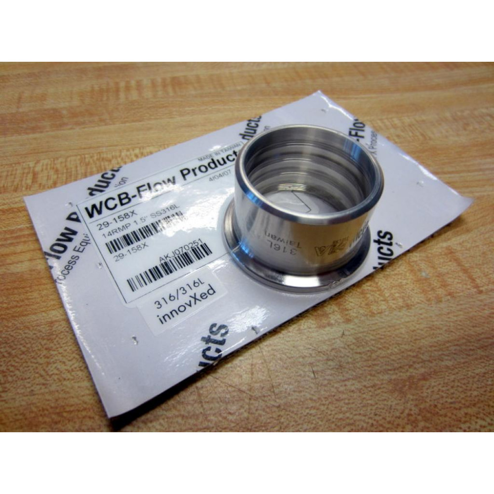 WCB 29-158X Flow Products 14RMP 1.5 Inch SS316L AKJ070251 29158X
