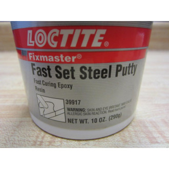 Loctite 39917 Fast Set Steel Putty Fast Curing Epoxy Fixmaster - Used