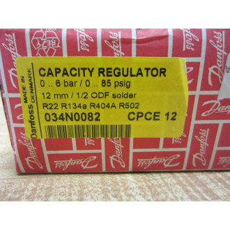 Danfoss 034N0082 Capacity Regulator 12 ODF Solder CPCE 12