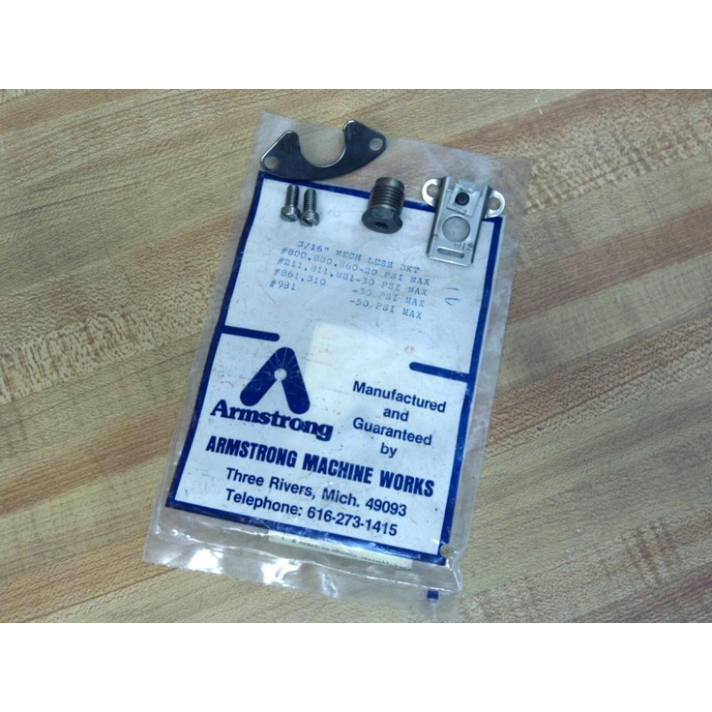 Armstrong 800 316" Mechanical Less Bracket Armstrong 800 316" Mechanical Less Bracket