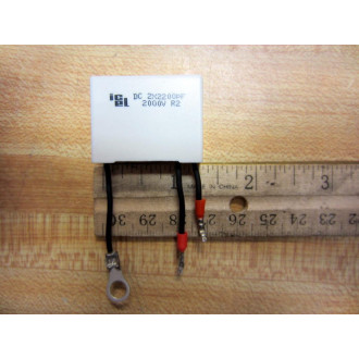Icel 2X2200PF Low Loss Capacitor DC 2000V R2 - Used