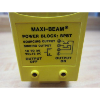 Banner RPBT Power Block 25643 With Receptacle - New No Box