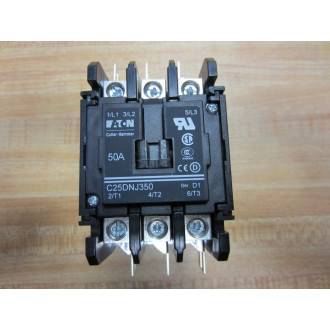 Cutler Hammer C25DNJ350B Contactor Definite Purpose 50A 3Pole Series D1