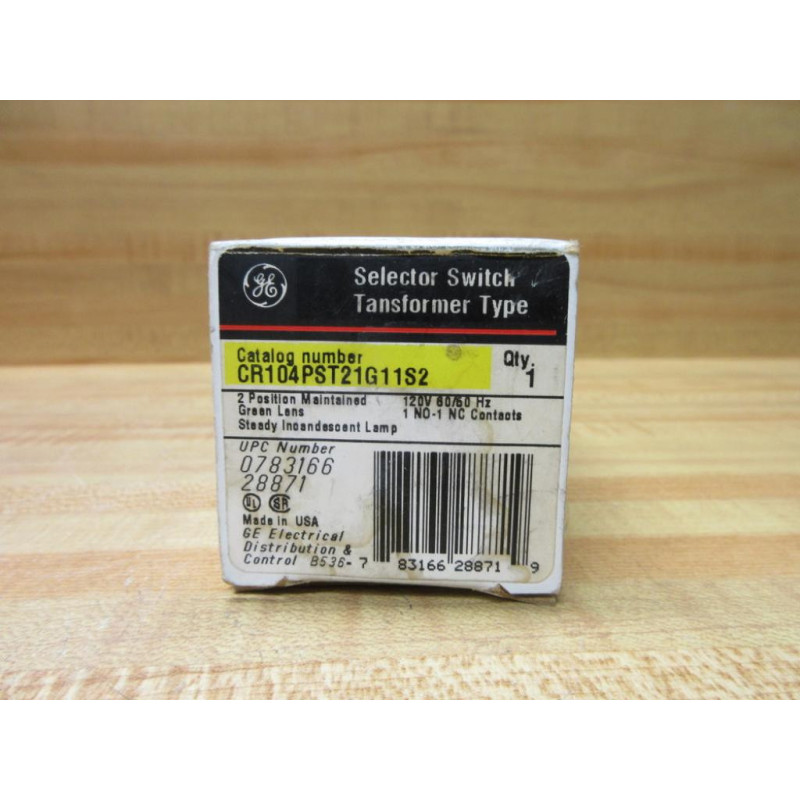 General Electric CR104PST21G11S2 Selector Switch EMPTY BOX ONLY!
