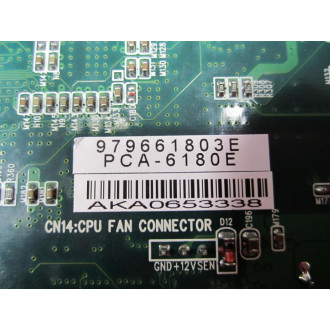 Advantech PCA-6180 PCA6180 1906618004 Rev B1 AKA0653338 - Parts Only