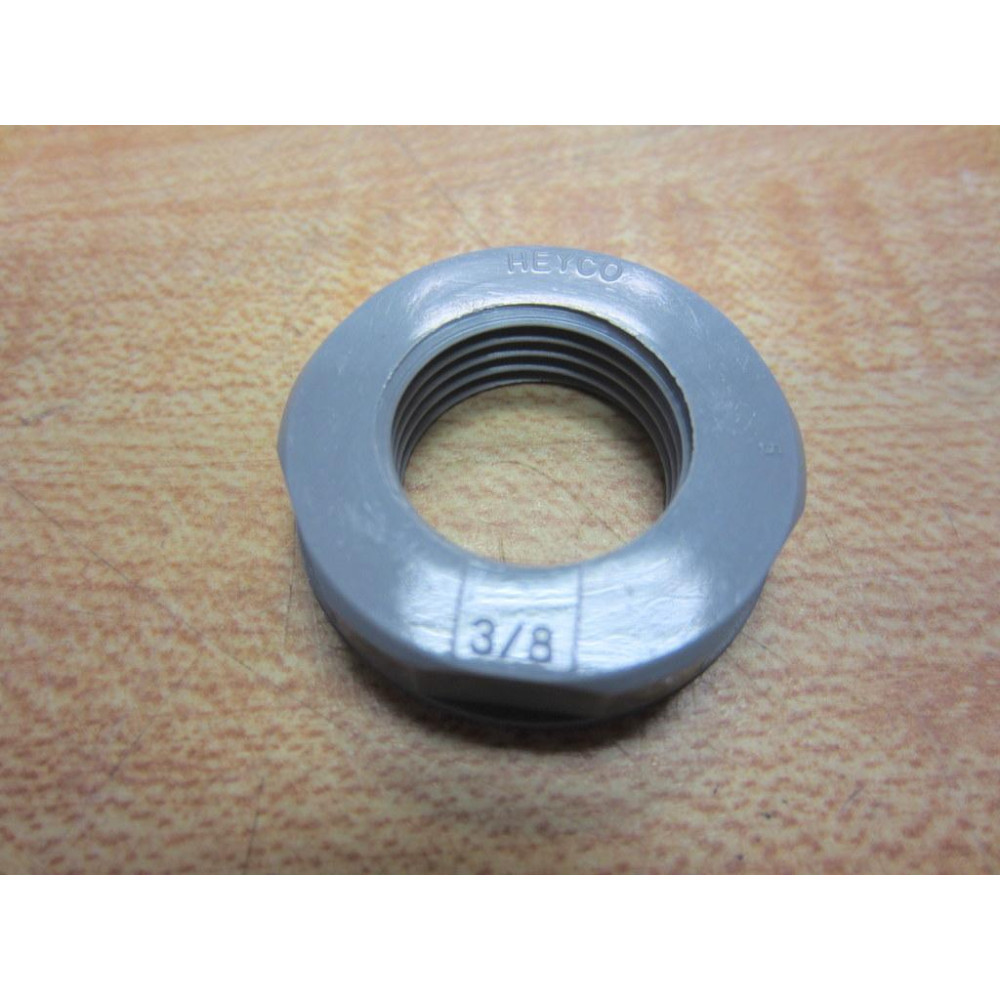 Heyco 520201411 Locknut 38 Inch NPT Gray (Pack of 8) - New No Box