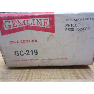Cutler Hammer GC-219 Gemline Cold Control Philco 5530 352-002 GC219 9530N941 Cutler-Hammer