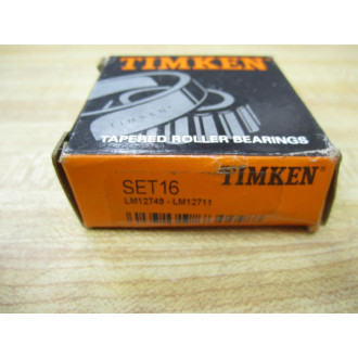 Timken SET16 LM12749-LM12711 Bearing