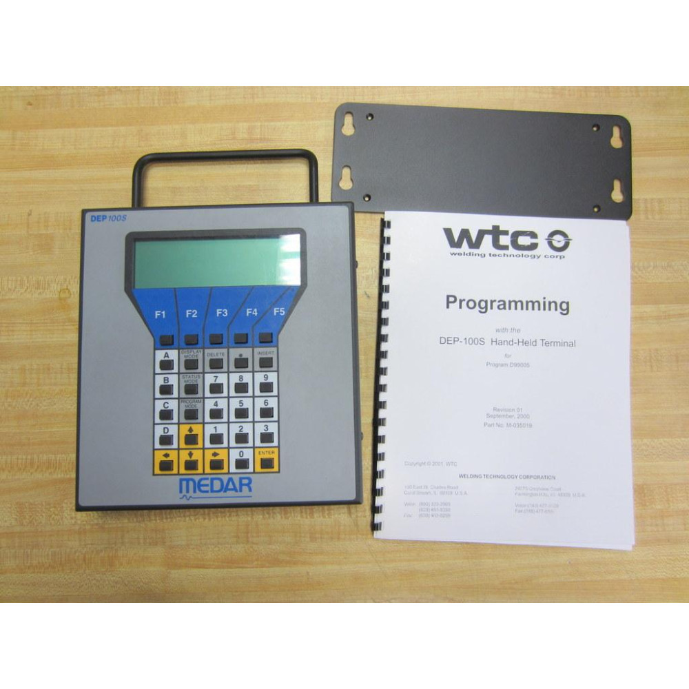 WTC 937-0009 Hand Held Terminal DEP 100S 9370009 08077068 - New No Box