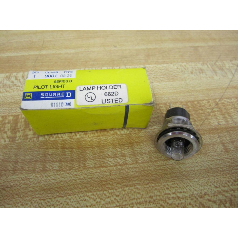 Square D 9001 0R-24 90010R24 9001-OR-24 9001OR24 Pilot Light