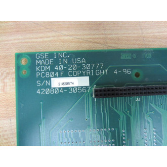 GSE 420804-30567 Keypad Display Board 42080430567 - Used