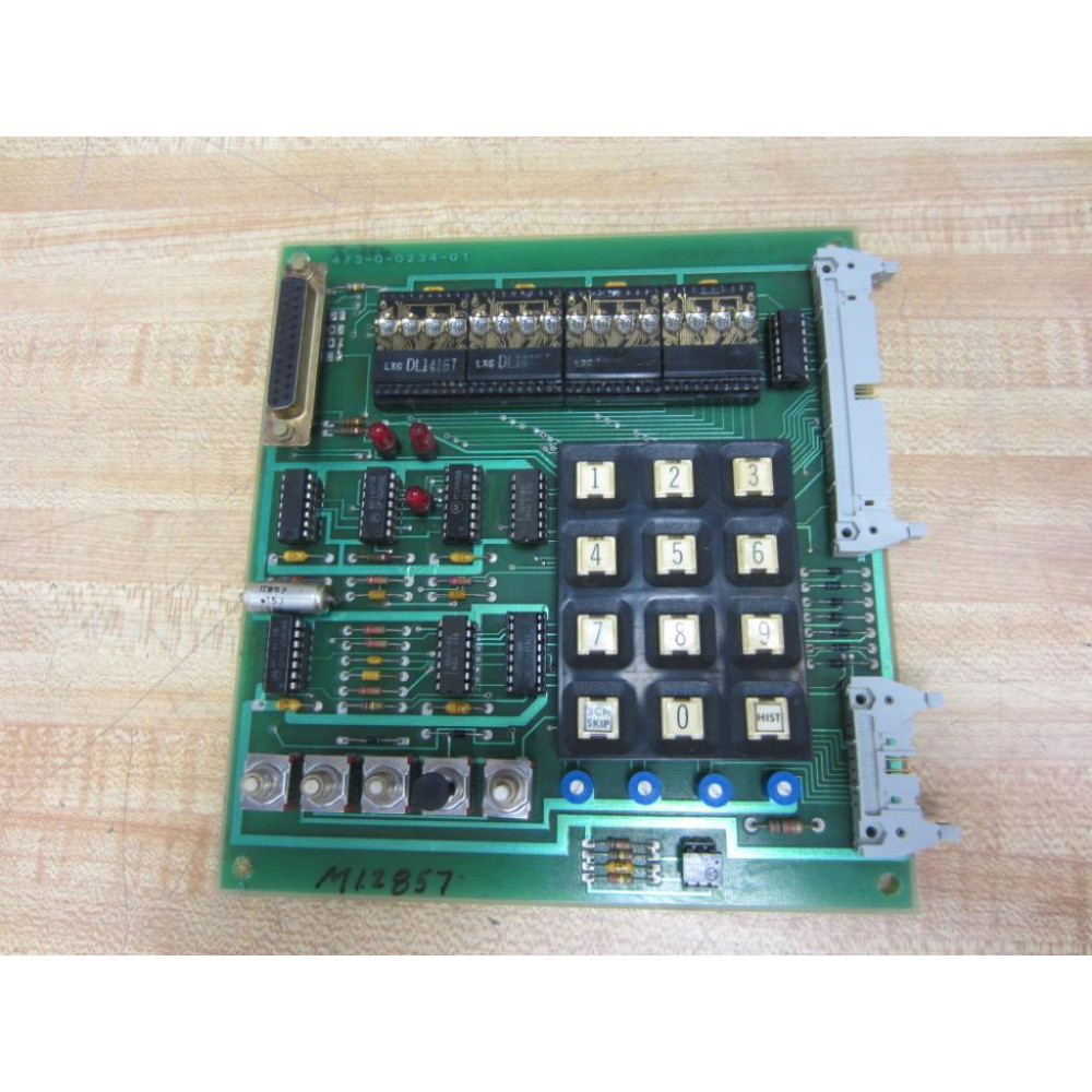 473-0-0234-01 Circuit Board  4730023401 Broken Buttons M12857 - Used