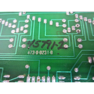 473-0-0231-0 473002310 Circuit Board 45791-2 - Used