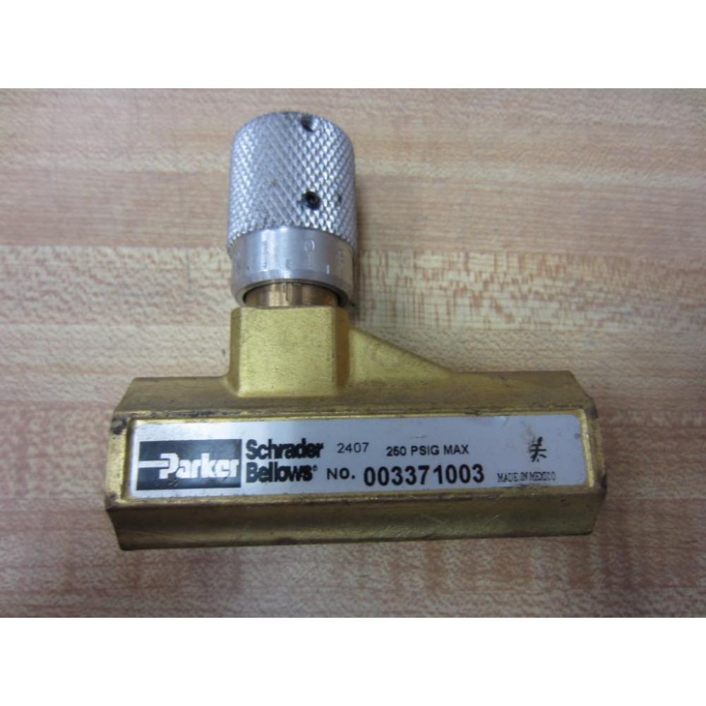 Parker 003371003 Flow Control Valve 3371003 - Used