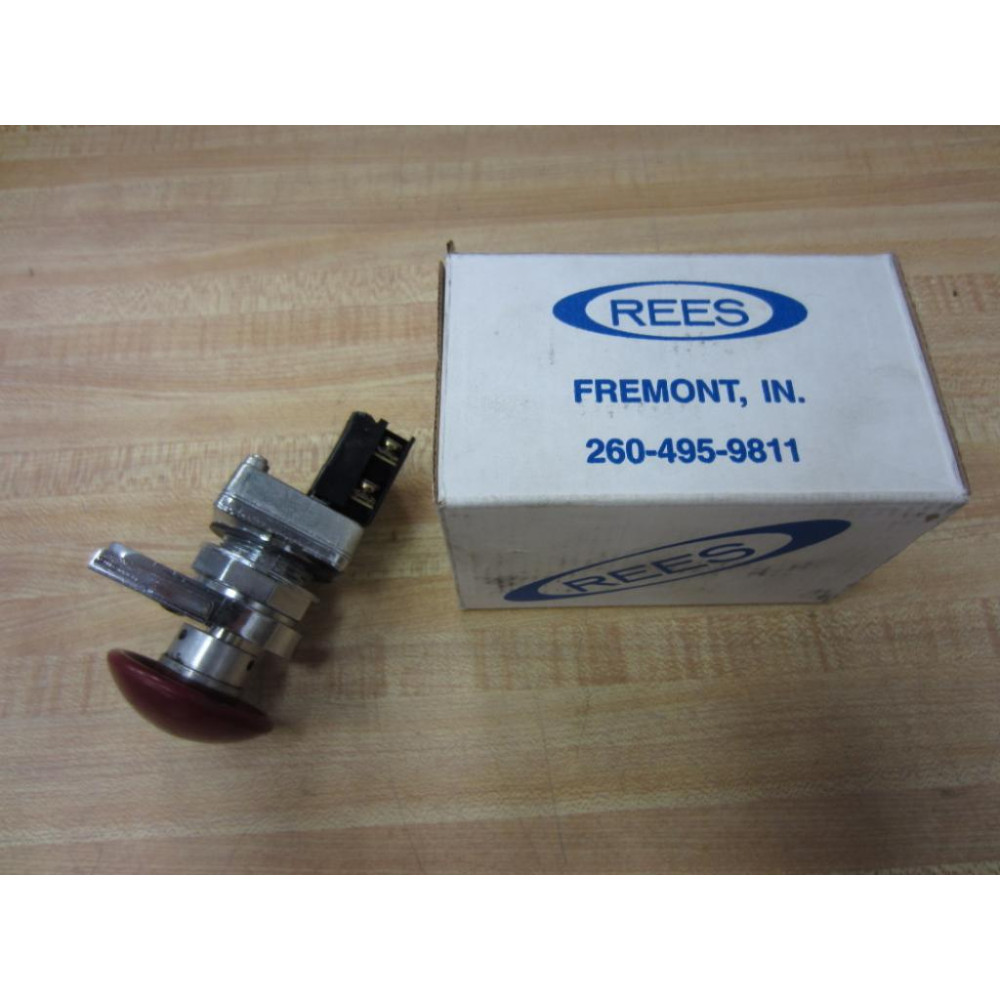 Rees 40102-102 Pushbutton 40102102 With Used Mushroom Button