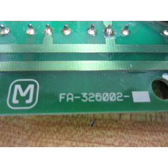 Moog FA-326002 FA326002 Circuit Board 00B536I - Parts Only