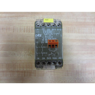 Pilz PST 1 2S 24 VDC Safety Relay 420080 - Used