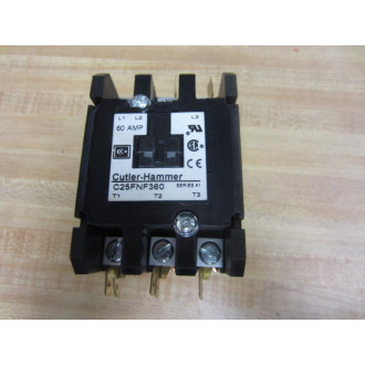 Eaton C25FNF360 Cutler Hammer Contactor 60A C25FNF360L