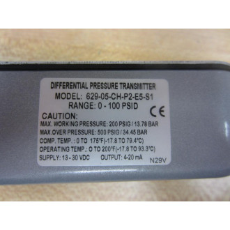 Dwyer 629-05-CH-P2-E5-S1 Pressure Transmitter 62905CHP2E5S1