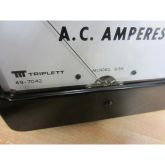 Triplett 636 Gauge Range: 0-50 AC Amperes 49-7042