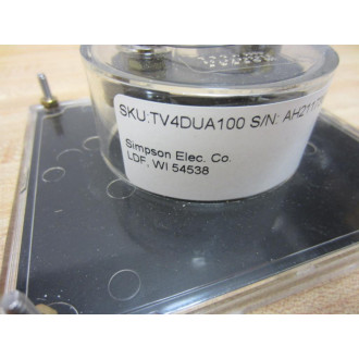 Simpson TV4DUA100 Gauge