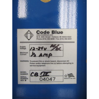 Code Blue CB3000 Interactive Voice Security System