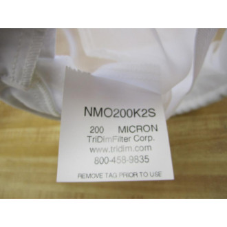 TriDim Filter NMO200K2S 200 Micron Filter Bag 7" x 30" (Pack of 25)