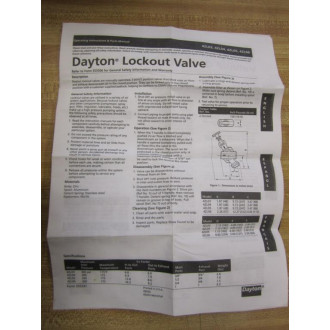 Dayton Electric 4ZL06 Speedaire Lockout Valve Yellow