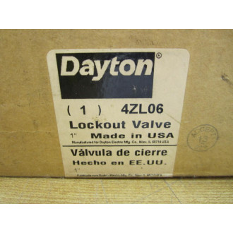 Dayton Electric 4ZL06 Speedaire Lockout Valve Yellow