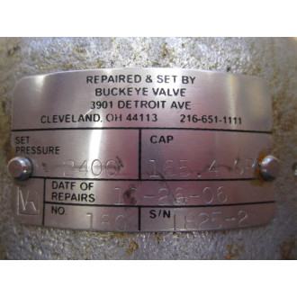 Dresser W6280NC Metal Seat Valve 19126HCMS LA - Refurbished